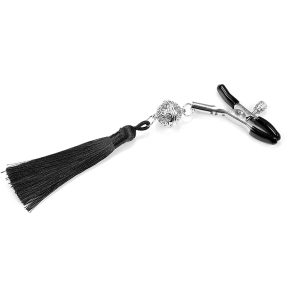 Pinzas para Pezones GOGO FANTASY Ajustables con Cascabel color Negro